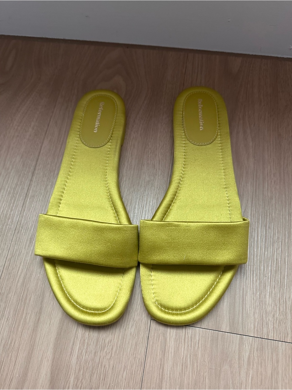 Reformation Chartreuse Sandals - 7.5